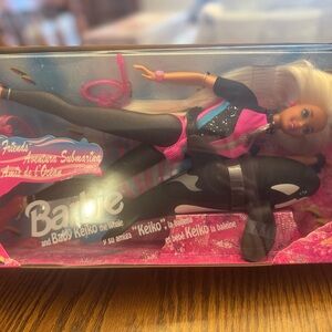 1996 Barbie and Baby Keiko Doll Set